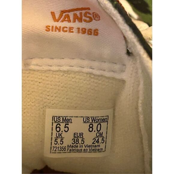 Vans Comfycush Sk8-Hi Leopard Super Lightweight Canvas Sneaker 6.5 Mens 8 Women - Picture 9 of 9